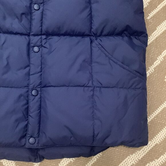 Lands’ End Down Mens Navy Quilted Puffer Vest Size Medium 38-40 - Picture 6 of 17